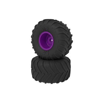 dBoots Chevron MT Tyre Set Glued - Purple