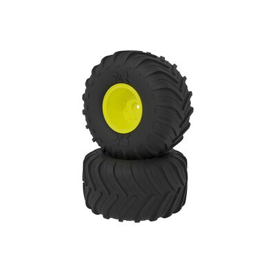 dBoots Chevron MT Tyre Set Glued - Yellow