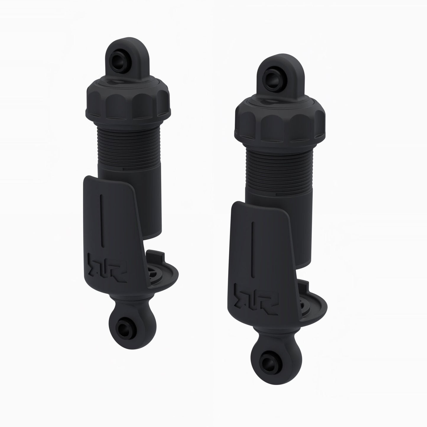 Shock Set 11mm Bore - 70mm Length - Piston 2 x 1.3mm - Oil 2000 cSt - Black with Bump Stop