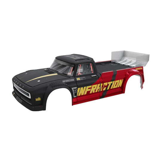 INFRACTION 4X4 All-Road 3S BLX Painted Decalled Trimmed Body Black/Red