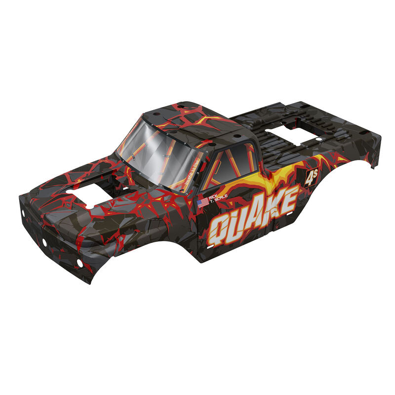 1/8 QUAKE 4S Clipless Painted Body Black/Red