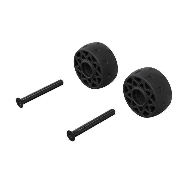 Wheelie Bar Wheel Set (2) Monster Truck QUAKE