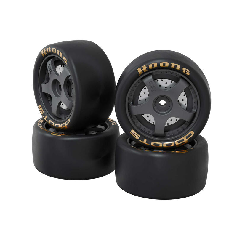 dBoots Hoons 28/055 1.65 Gold 5-Spoke 12mm Hex (4)