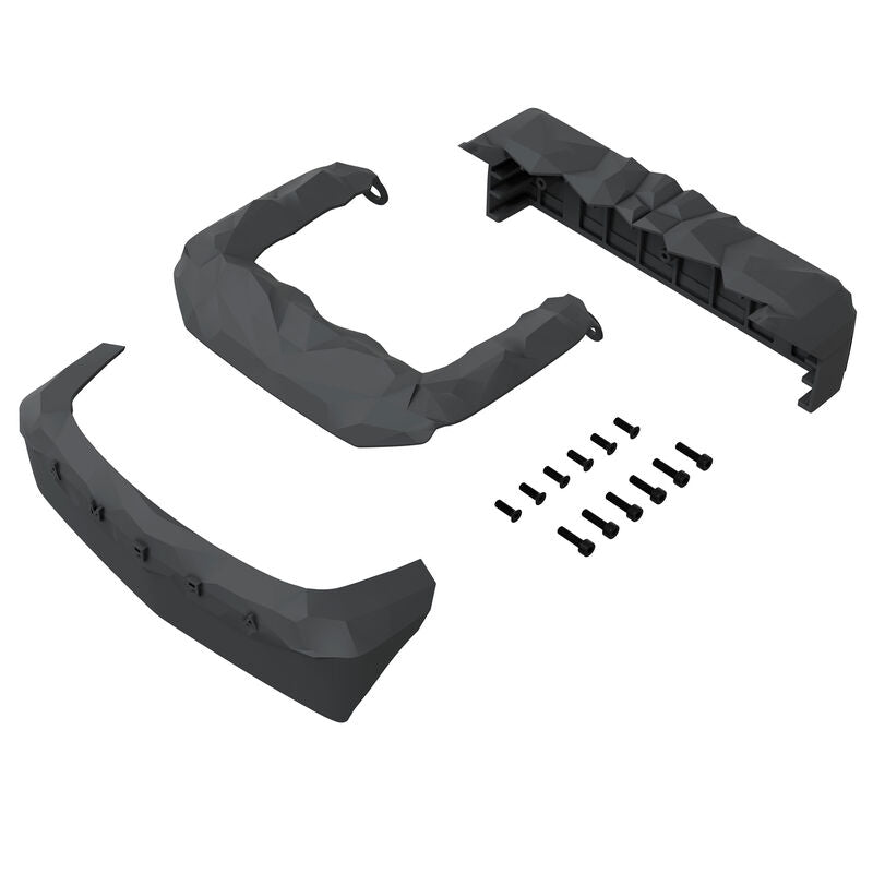 Body Protector Set (3) Gunmetal