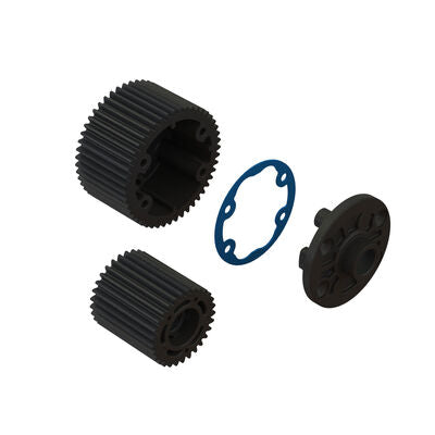 Diff Case and Idler Gear Set (47/29T 0.8M)