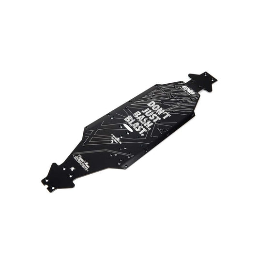 Aluminium Chassis CNC 7075 T6 LWB Black: EXB