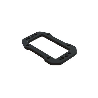 Aluminium Servo Mount Plate Black