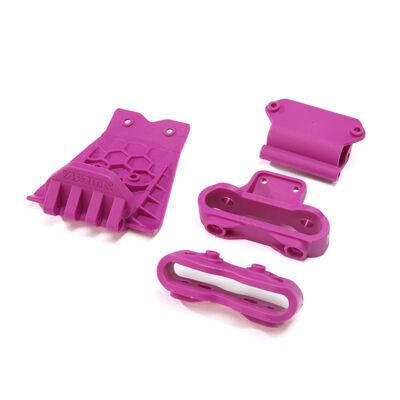 Lower Skid And Bumper Mount Set, Purple