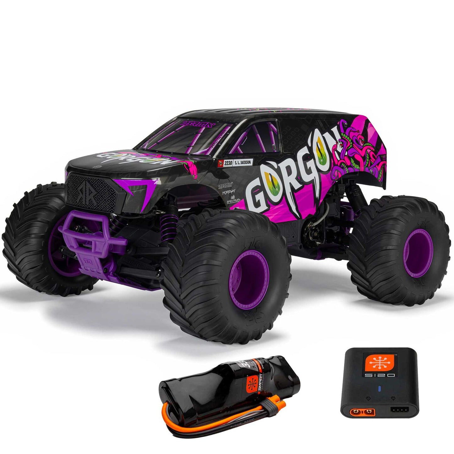 ARRMA 1/10 GORGON 2WD RTR Brushed Monster Truck (Battery & Charger Included)
