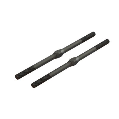 Steel Turnbuckle M5x85mm Black (2)
