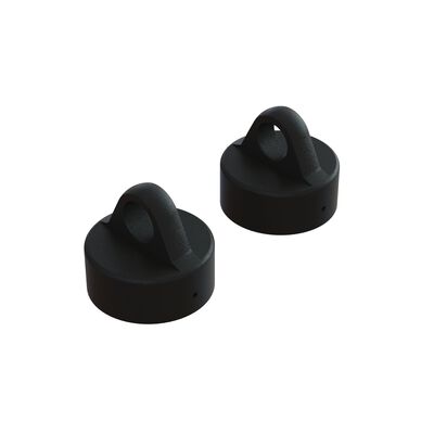 Aluminium Shock Cap (Black) (2)