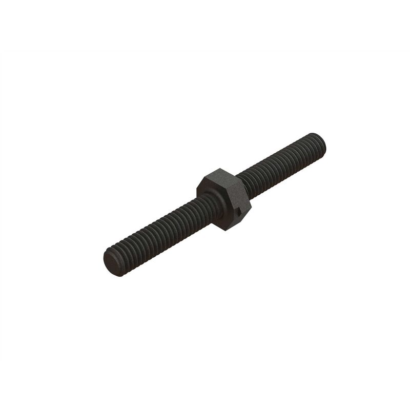 Steel Turnbuckle M4x40mm Black