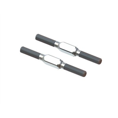 Steel Turnbuckle M4x45mm Silver (2) EXB