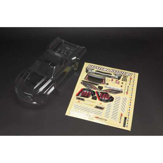 Clear Body with Decals: Kraton 6S BLX