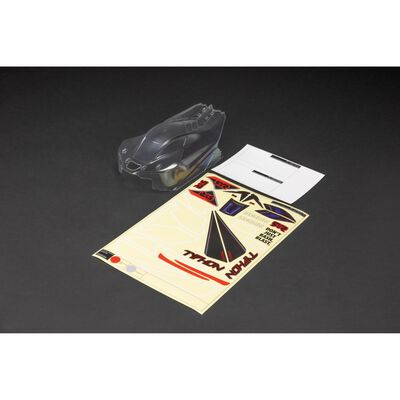 1/8 Clear Body with Decals TYPHON 4X4