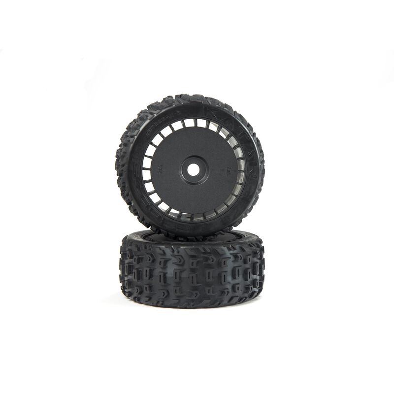 dBoots Katar T Belted 6S Tyre Set Glued Black (2)