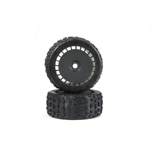 dBoots Katar T Belted 6S Tyre Set Glued Black (2)
