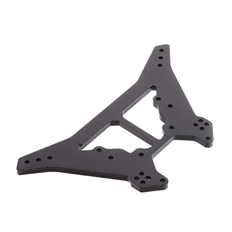 AR330222 Shock Tower Rear L Aluminium Bla