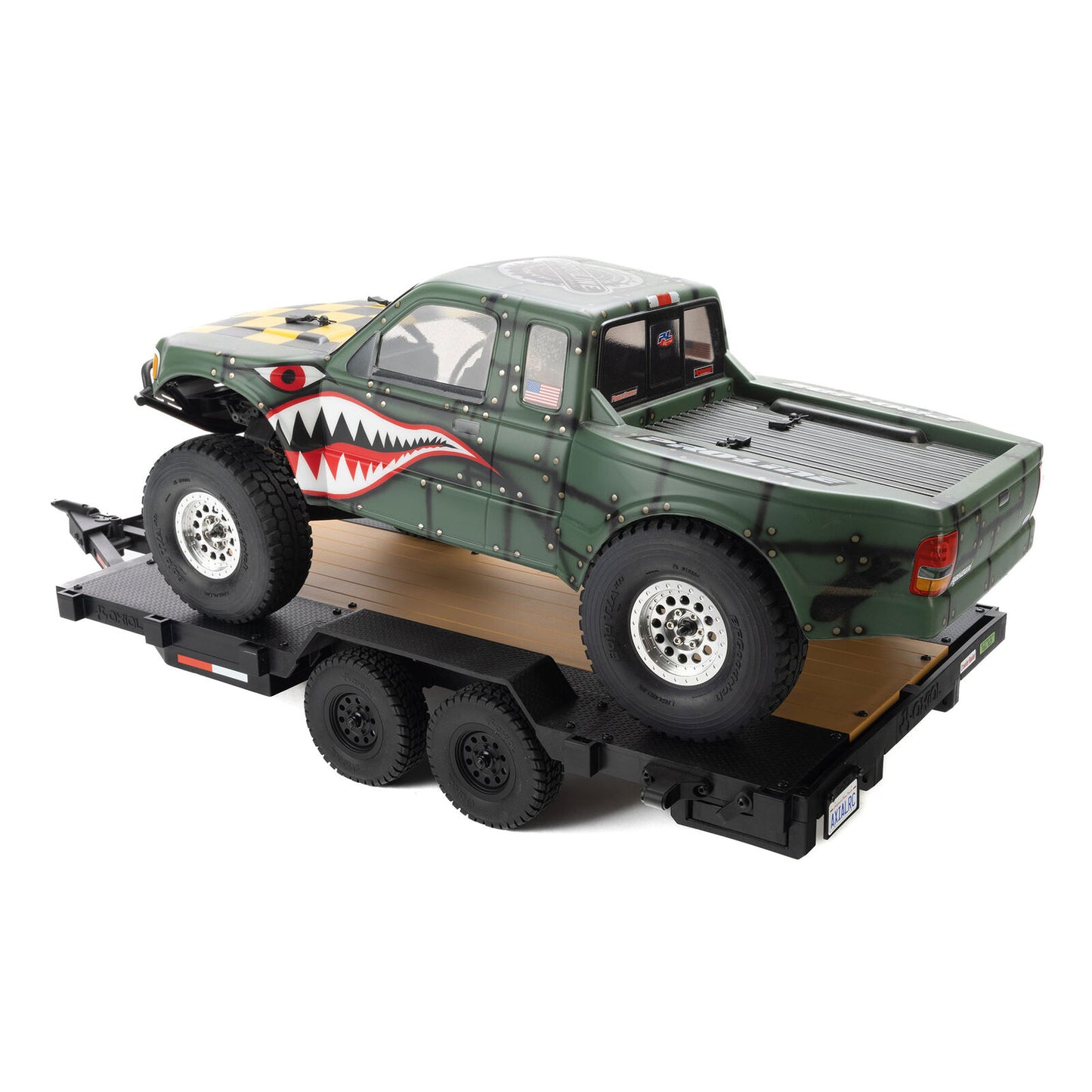 1/10 SCX10 Flat Bed Vehicle Trailer
