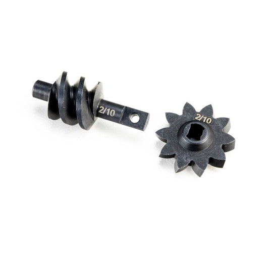 Steel Ring/Pinion Worm Gear 2/10 Trans SCX30