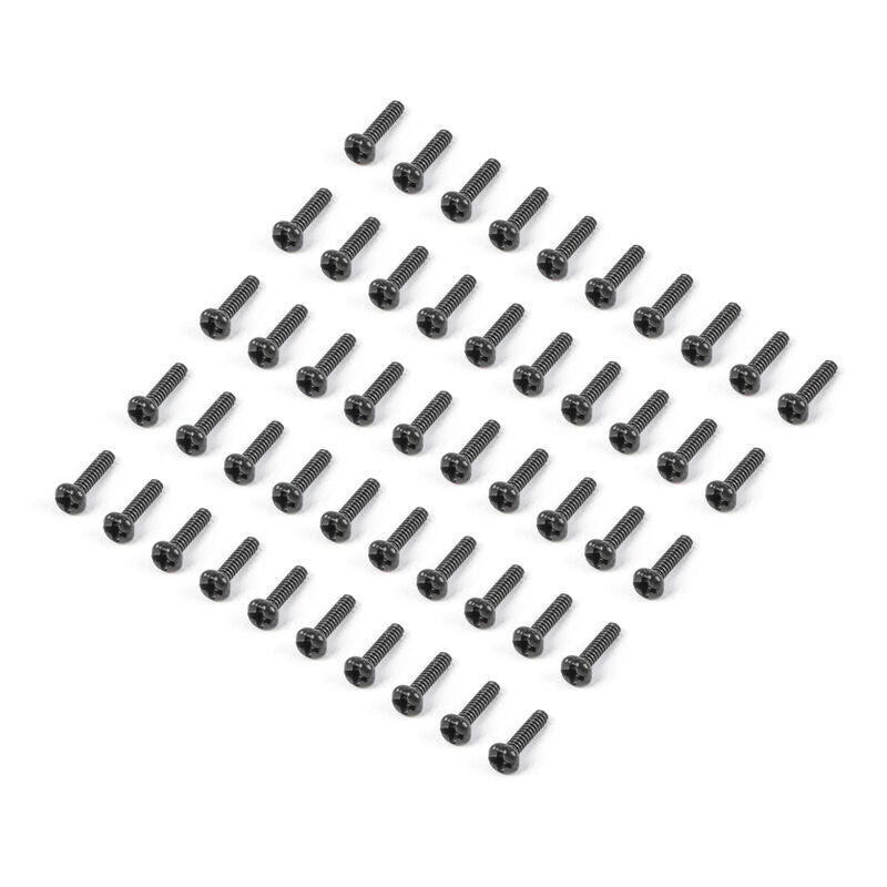 M1x4mm Phillips Button Head Screws (50) SCX30