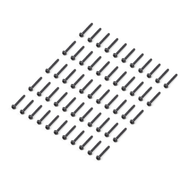 M1x8mm Phillips Button Head Screws (50) SCX30