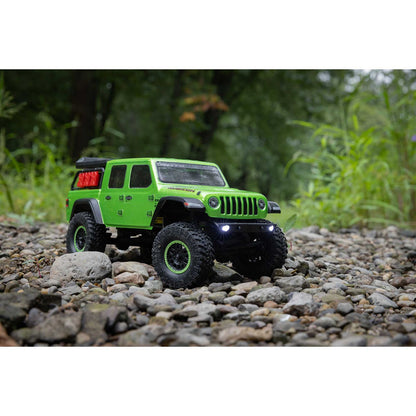 Axial 1/24 SCX24 Jeep JT Gladiator 4X4 RTR Brushed Rock Crawler (Battery & Charger Included)