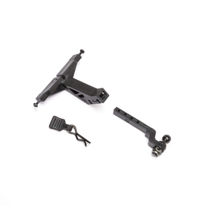 1/24 SCX24 Flat Bed Vehicle Trailer with LED Taillights