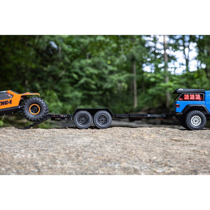 1/24 SCX24 Flat Bed Vehicle Trailer with LED Taillights