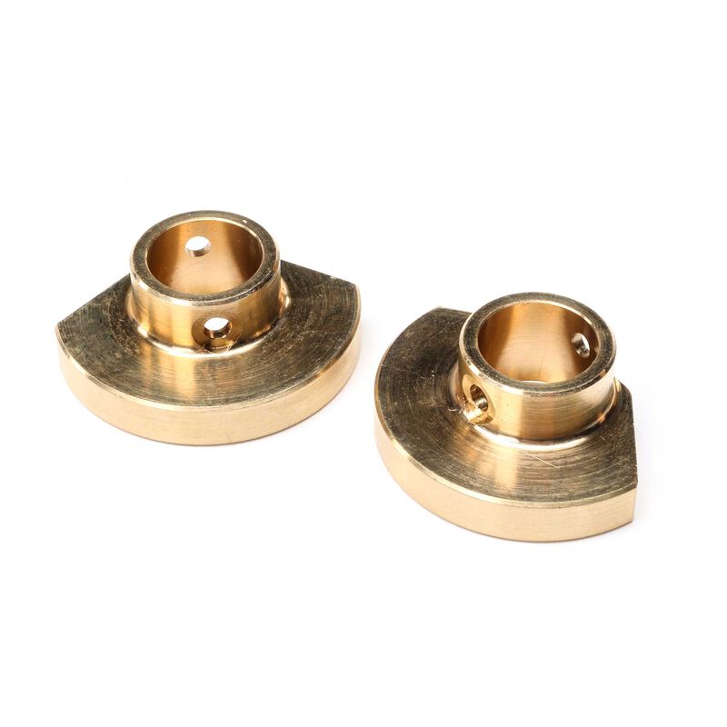 Brass Rear Axle Tube Caps L/R 30g PRO