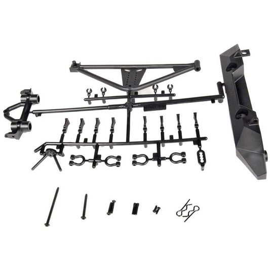 AX80126 RrBumper/TireCarrierSCX10/Poison