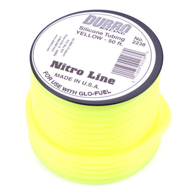 Silicone 50' Fuel Tubing - Yellow