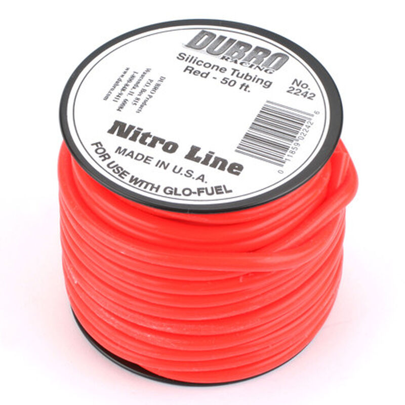 Silicone 50' Fuel Tubing - Red