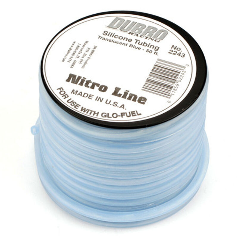 Silicone 50' Fuel Tubing - Blue