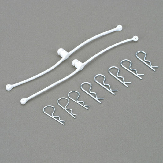 Body Klip Retainers White (2)