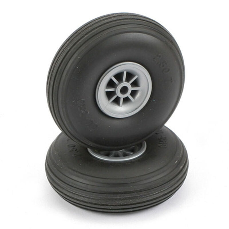 Treaded Wheels - 2-1/2 In