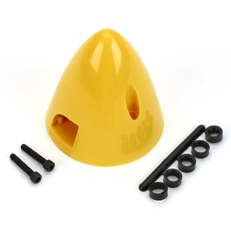 4 Pin Spinner 2-1/4" Yellow
