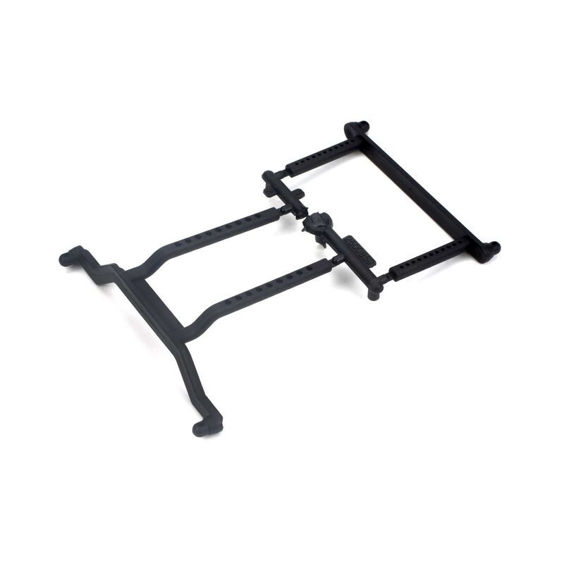 Fr/R Body Post Set: 1:10 2wd Ruckus Tor