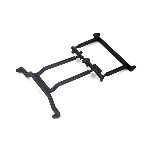 Fr/R Body Post Set: 1:10 2wd Ruckus Tor