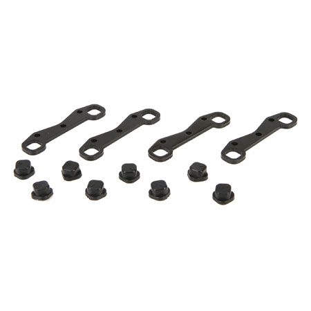 Front/Rear Toe Plates w/Inserts: 1:10 4w