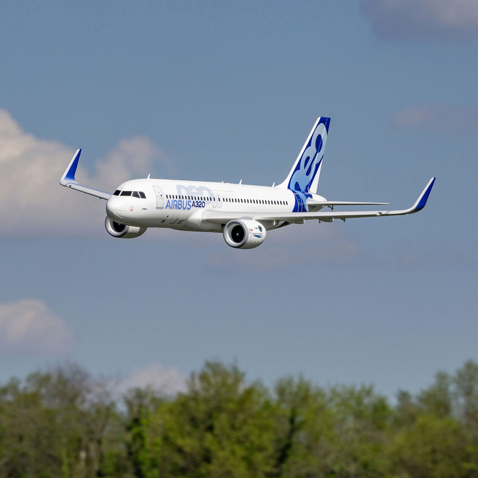 E-flite Airbus A320neo Twin 64mm EDF BNF Basic with AS3X+ and SAFE