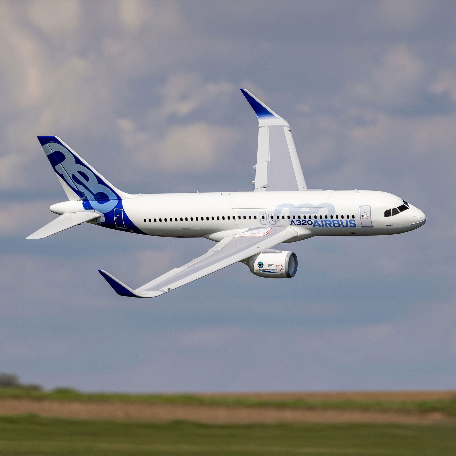 E-flite Airbus A320neo Twin 64mm EDF BNF Basic with AS3X+ and SAFE