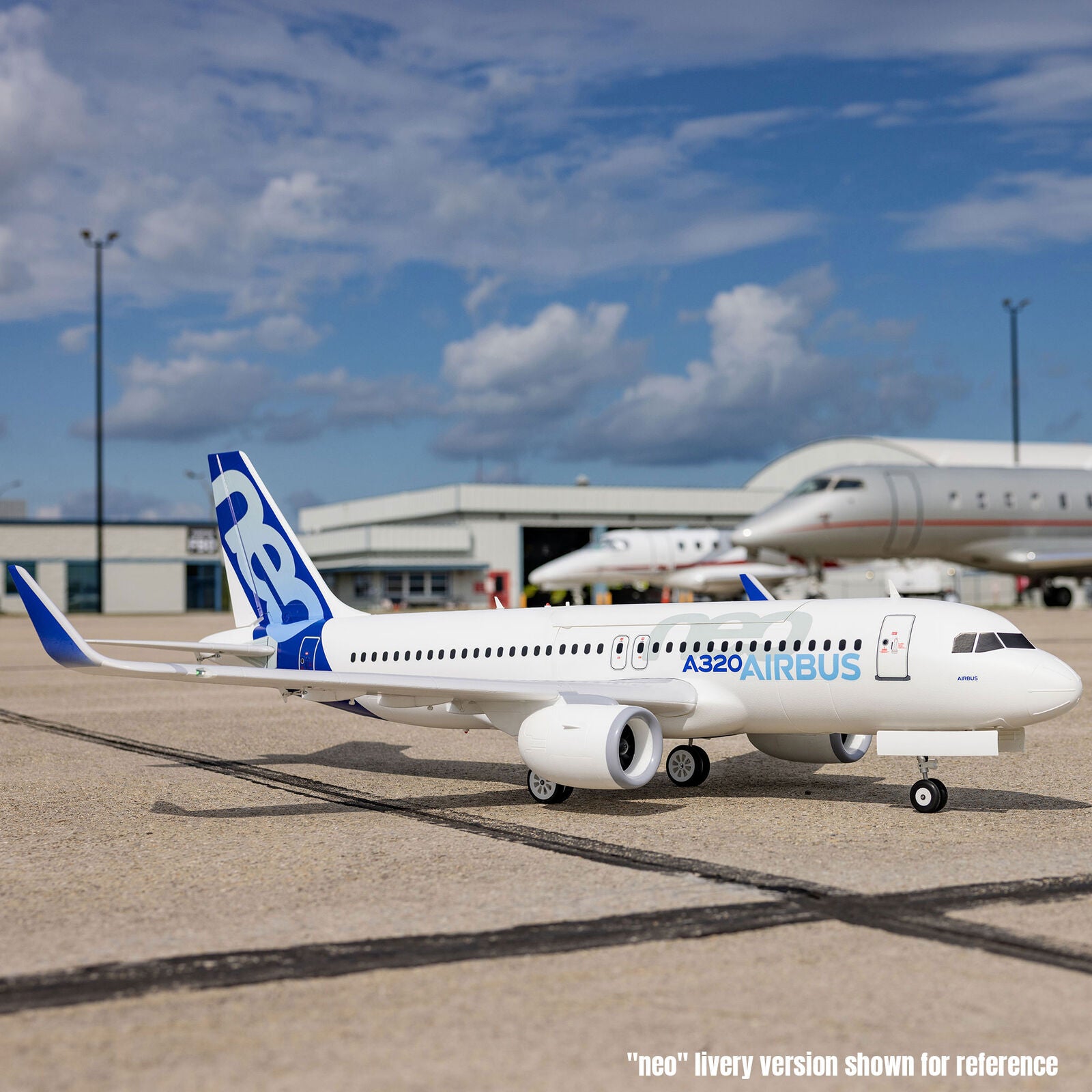 E-flite Airbus A320neo Twin 64mm EDF BNF Basic with AS3X+ and SAFE