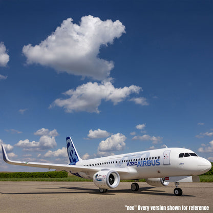 E-flite Airbus A320neo Twin 64mm EDF BNF Basic with AS3X+ and SAFE Select Base White