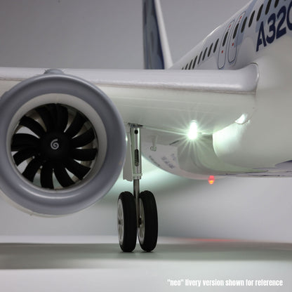 E-flite Airbus A320neo Twin 64mm EDF BNF Basic with AS3X+ and SAFE Select Base White