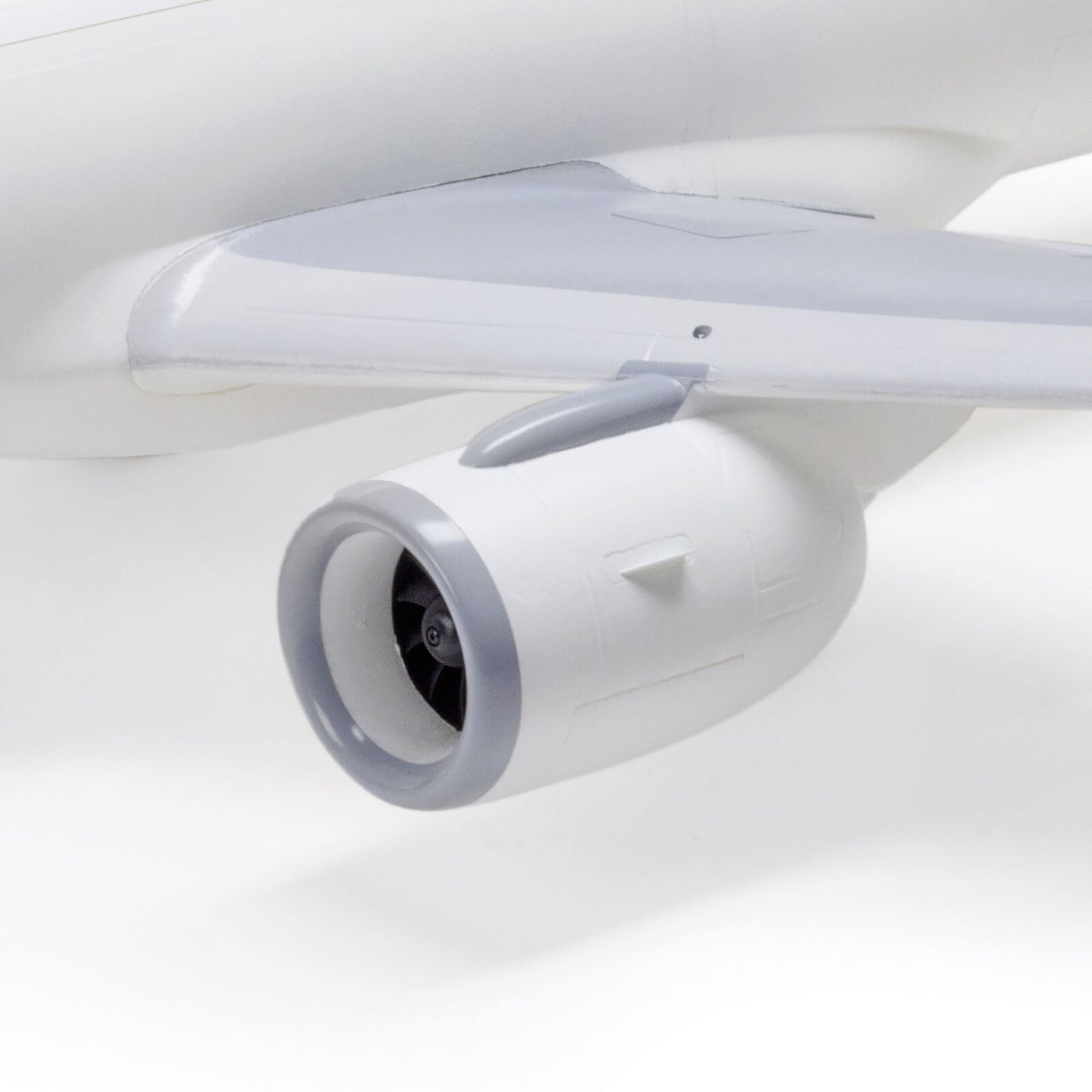 E-flite Airbus A320neo Twin 64mm EDF BNF Basic with AS3X+ and SAFE Select Base White