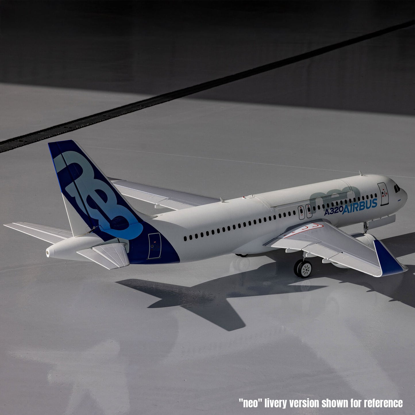 E-flite Airbus A320neo Twin 64mm EDF BNF Basic with AS3X+ and SAFE Select Base White
