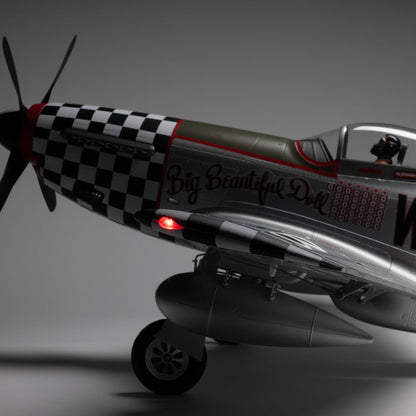 E-flite P-51D Mustang "Big Beautiful Doll" 1.5m BNF Basic with AS3X+ and SAFE Select