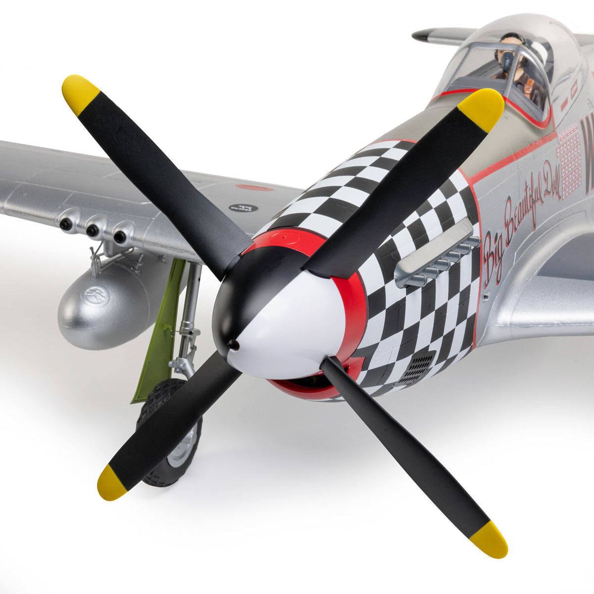 E-flite P-51D Mustang "Big Beautiful Doll" 1.5m BNF Basic with AS3X+ and SAFE Select