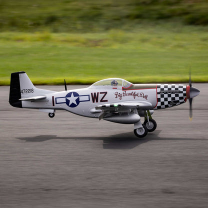 E-flite P-51D Mustang "Big Beautiful Doll" 1.5m BNF Basic with AS3X+ and SAFE Select